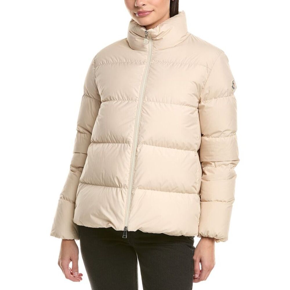 Moncler Womens Mauzun Jacket, Beige - Picture 3 of 5